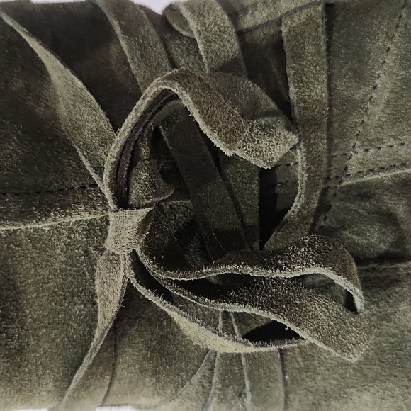 Miz Mooz Forest Green Suede Mid-Calf Boots Size EU 36 - Picture 5 of 13